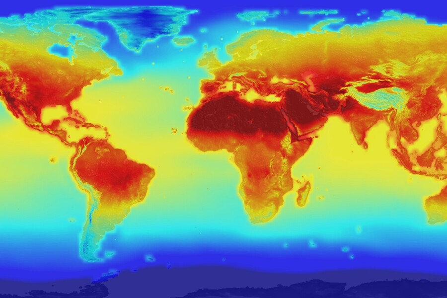 NASA's global temperature and precipitation change forecasted up to year 2100