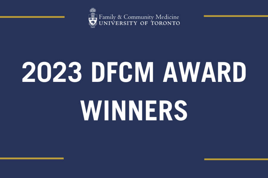 2023 DFCM Award Winners