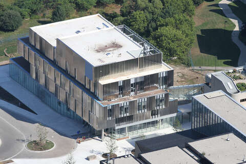 Aerial view of the Donnelly Health Sciences Complex