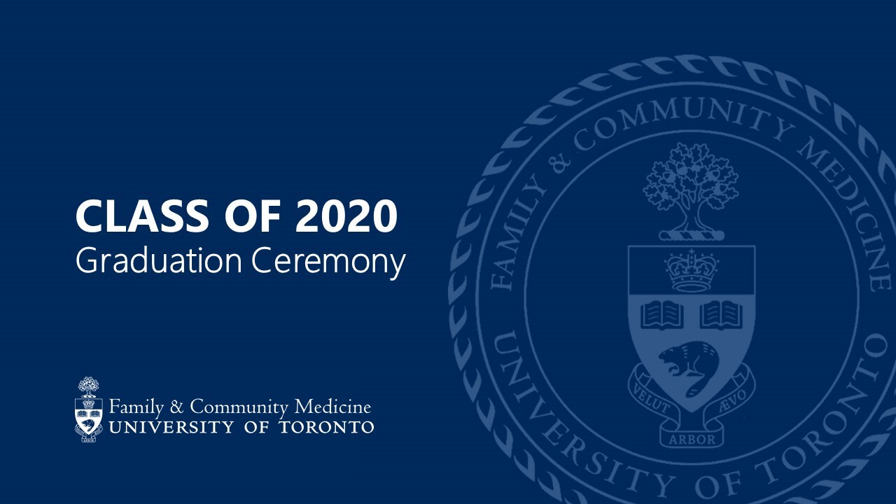 2020 Residency Graduation Slide